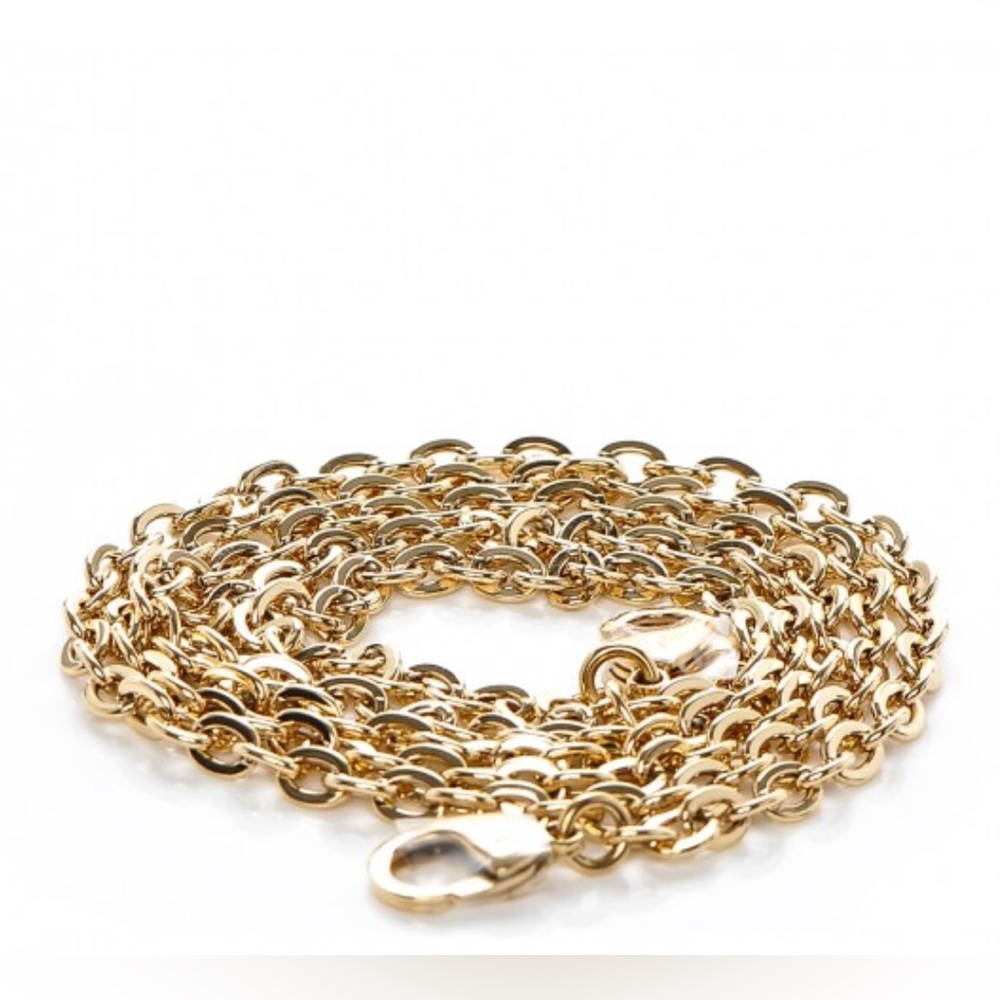 Louis Vuitton Pochette felicie long gold chain